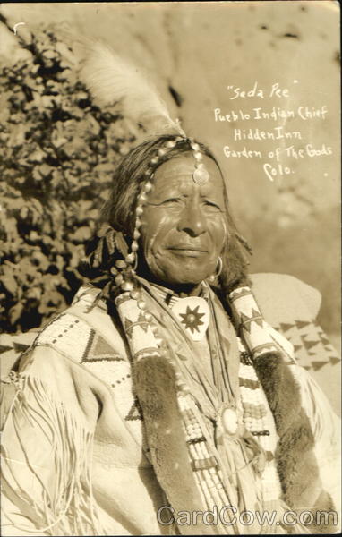 Seda Pee Pueblo Chief Native Americana