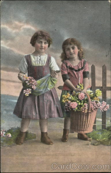 Girls with Flowers