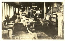 View Of The Lobby Pacific Beach Hotel Washington Postcard Postcard