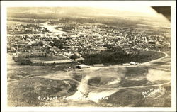 Airport, Aerial View Fairbanks, AK Postcard Postcard