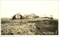 1917 Native Village Bering Sea Postcard