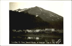 Marathon Mt At Midnight June 21 1917 Seward, AK Postcard Postcard