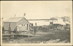 Moving The Firehall Postcard