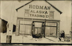 Storefront Rodman Alaska Trading Co. Postcard