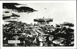 Birdseye View Wrangell, AK Postcard Postcard