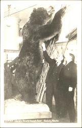 World's Record Kodiak Bear Postcard