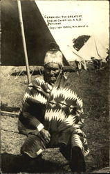 Geronimo The Greatest Indian Chief As A U. S. Prisoner Postcard