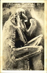Indian Burial Pit "The Hunchback" Salina, KS Native Americana Postcard Postcard