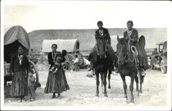Navajos In Camp Postcard