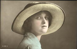 British Beauty Tinted Postcard