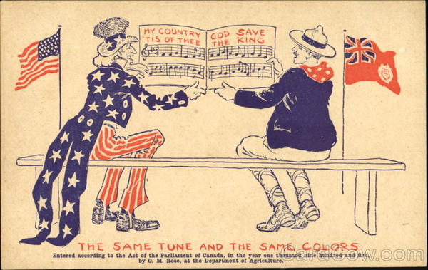 The Same Tune And The Same Colors Canada Patriotic