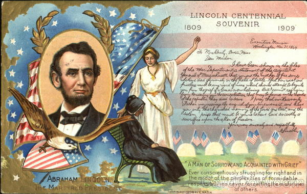 Lincoln Centennial Souvenir 1809 – 1909 President's Day