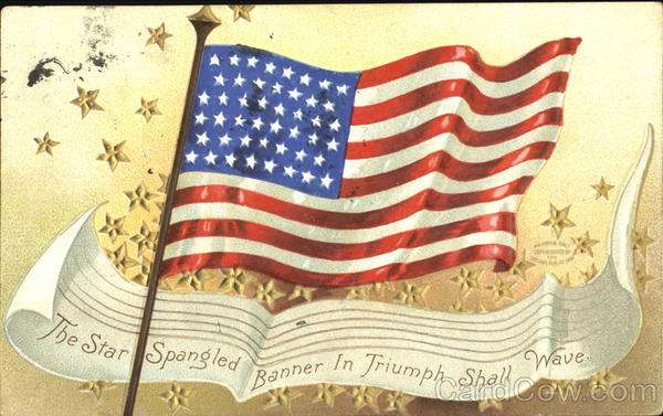 The Star Spangled Banner In Triumph Shall Wave Patriotic