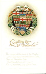 Golden Days Of Gladness Postcard