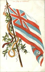 Flag Of Hawaii Postcard Postcard