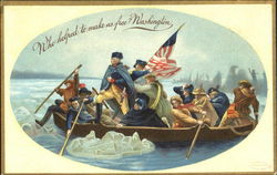 Who Helped To Make Us Free? Washington Postcard