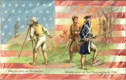 Washington As Surveyor President's Day Postcard Postcard