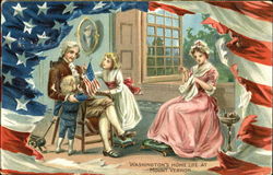 Washington 's Home Life Mount Vernon, VA Postcard Postcard