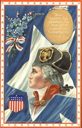 Washington's Birthday President's Day Postcard Postcard