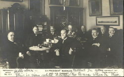 Ex-President McKinley And His Cabinet Postcard