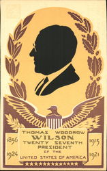 Thomas Woodrow Wilson Presidents Postcard Postcard
