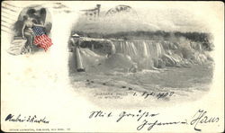 Niagara Falls In Winter Postcard