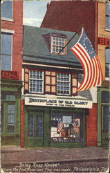 Betsy Ross House Philadelphia, PA Patriotic Postcard Postcard