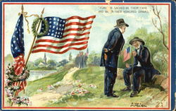 Forever Sacred Be Their Fame And Gain Their Honored Graves Memorial Day Postcard Postcard