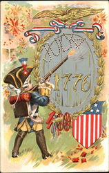 July 4 1776 Postcard