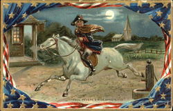 Paul Revere's Ride Postcard