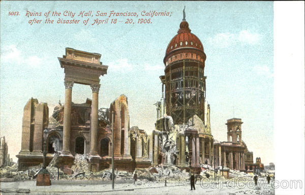 Ruins Of The City Hall San Francisco California
