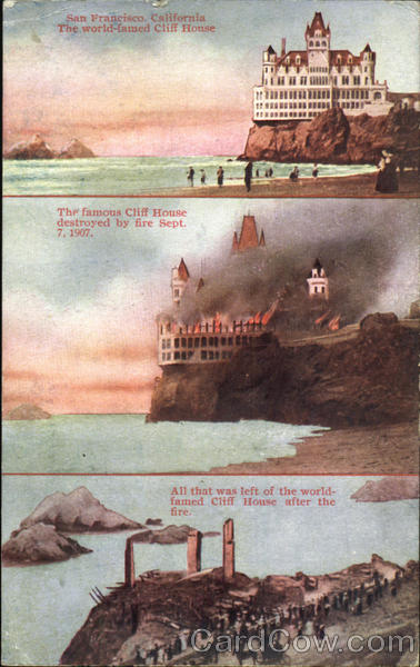 The World Famed Cliff House San Francisco California