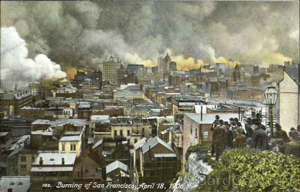 Burning Of San Francisco California