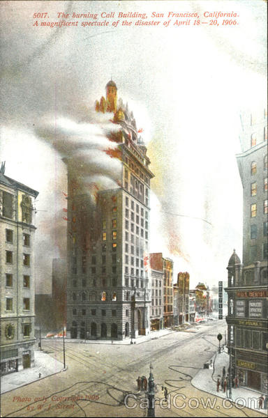 The Burning Call Building San Francisco California