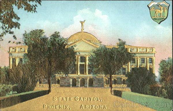 State Capitol Gold Embossed Phoenix Arizona