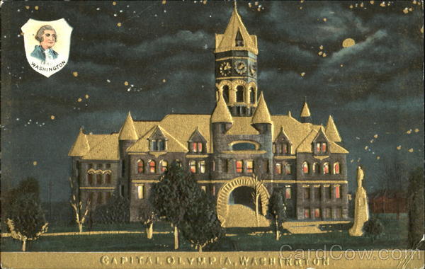 Capitol Gold Embossed Olympia Washington