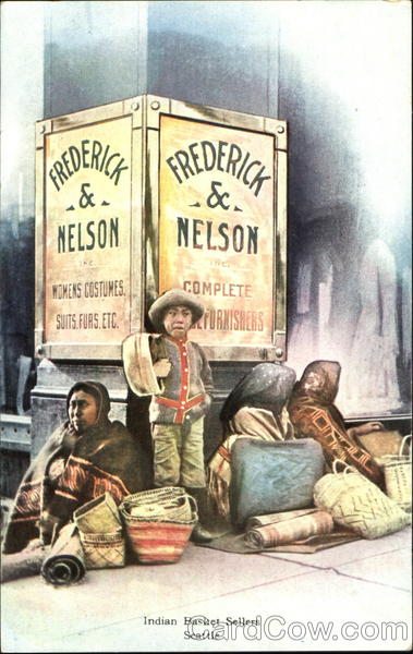 Indian Basket Sellers Seattle Washington