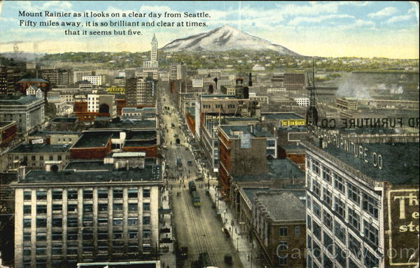 Mount Rainier Seattle Washington