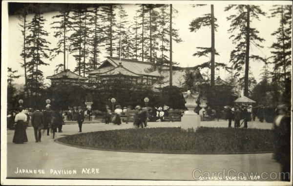 Japanese Pavilion A. Y. P. E 1909 Alaska Yukon-Pacific Exposition