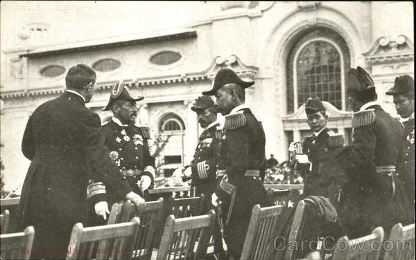 Rear Admiral Hikojiro Ijichi And Staff Seattle Washington