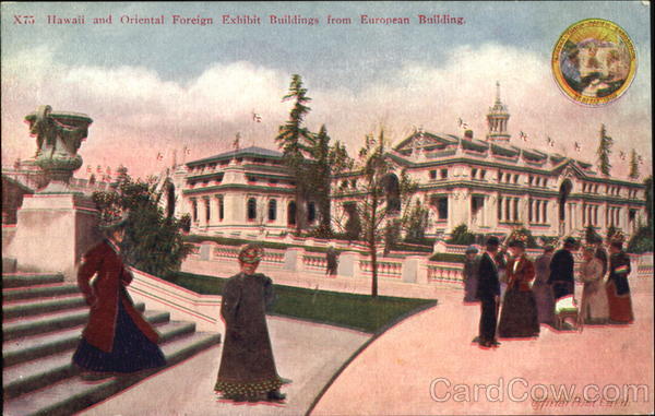 Hawaii And Oriental Foreign Exhibit Buildings From European Building Seattle Washington