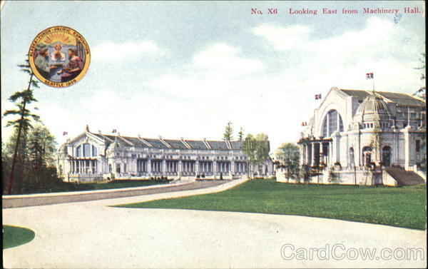 Looking East From Machinery Hall Seattle Washington