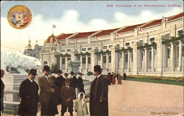 Colonnade Of The Manufacturers Building Seattle Washington