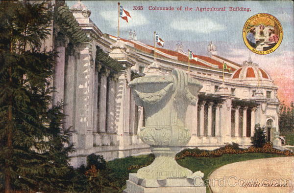Colonnade Of The Agricultural Building Seattle Washington