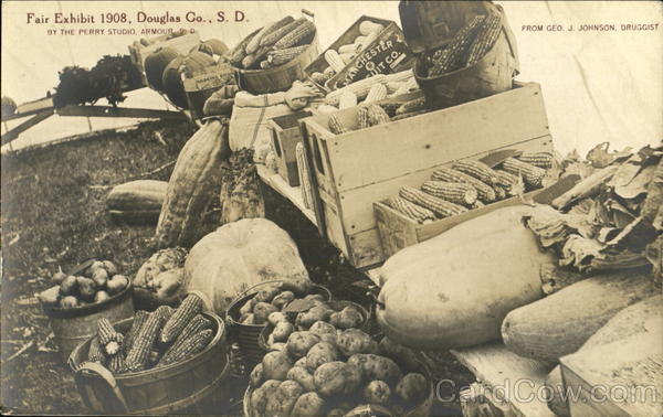 Fair Exhibit 1908 Douglas South Dakota Exposition