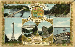 Greetings From Niagara Falls Postcard