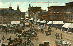Market Place Postcard