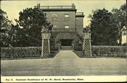 Summer Residence Of W. W. Hurd Postcard