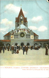 Memorial Church, Stanford University California Postcard Postcard