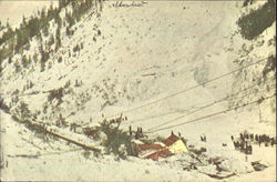 Snowslide At Mace Idaho Postcard Postcard